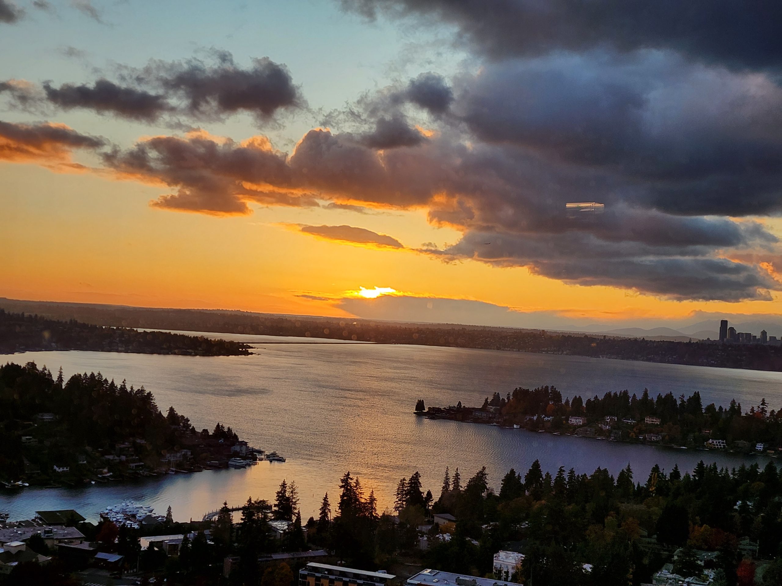Sunset over Bellevue