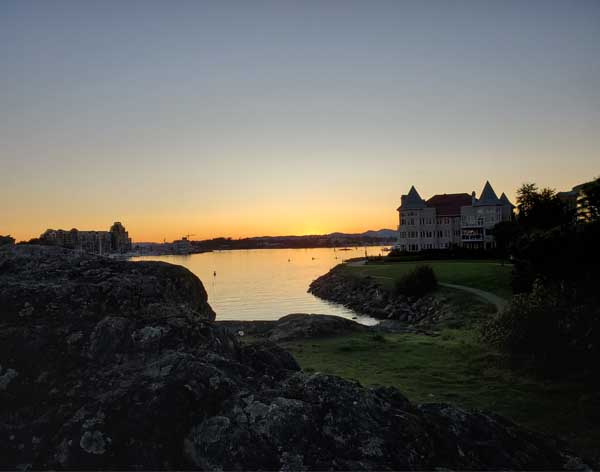 A calm sunset
